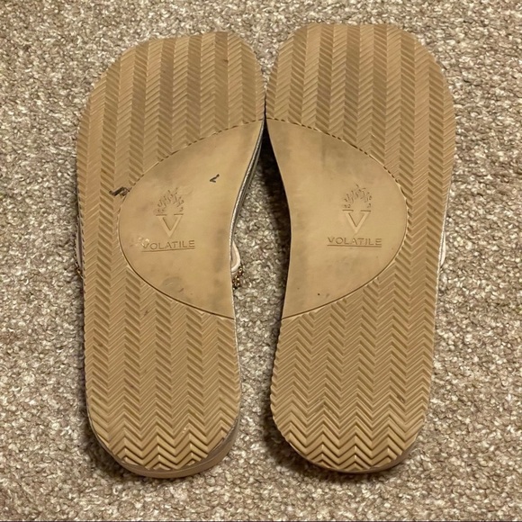 Volatile Womens Sol Sandals Sandals Casual, Women's, Size: 11, Gold - Picture 6 of 8